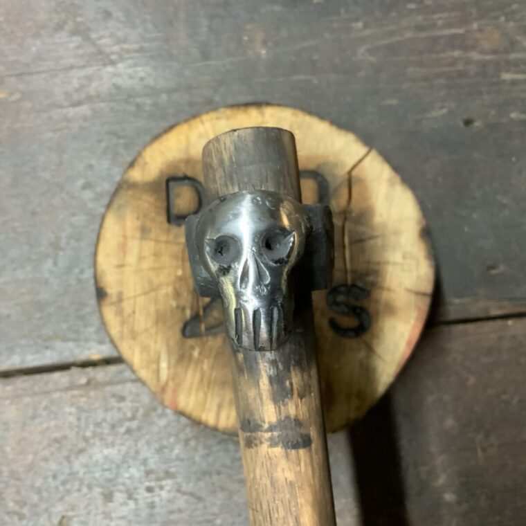 Skull Head Viking Bearded Axe - Image 6