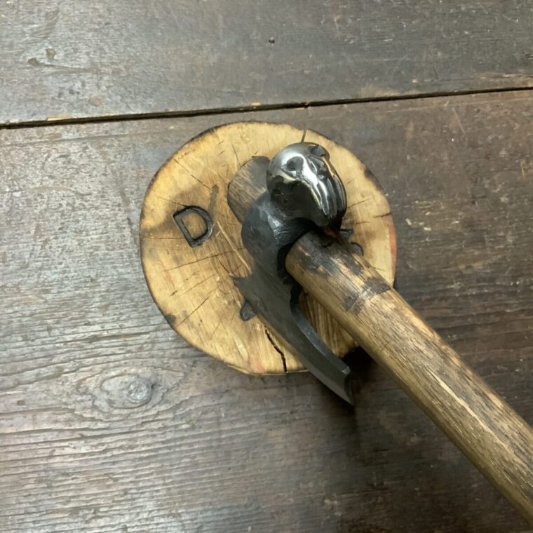 Skull Head Viking Bearded Axe - Image 2