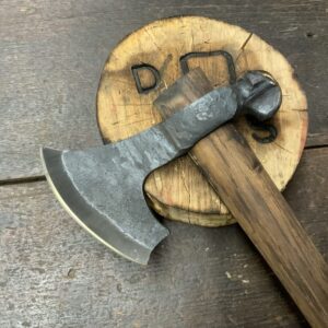 Skull Head Viking Bearded Axe