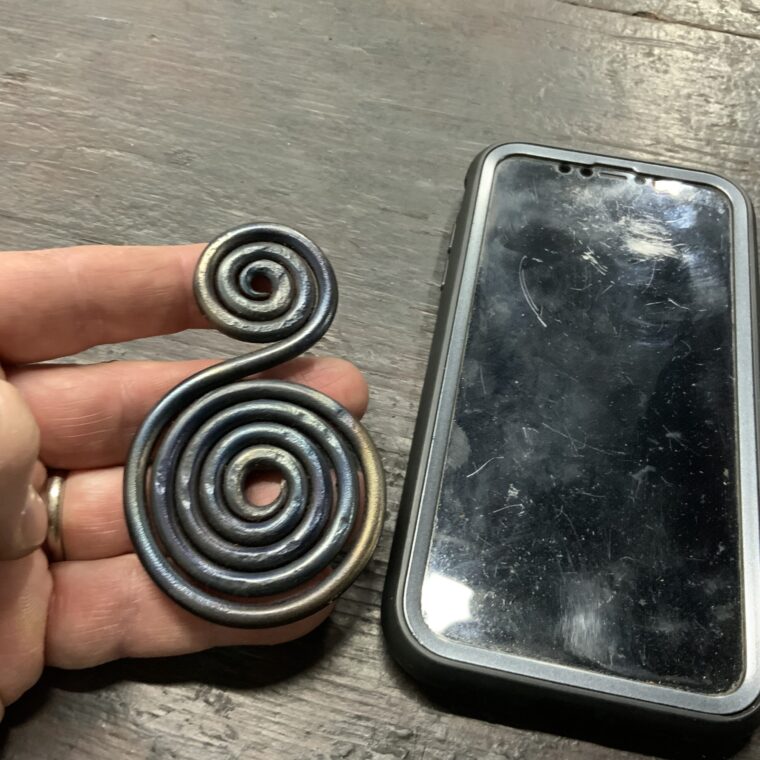 Pictish Double Swirl Pendant - Image 3